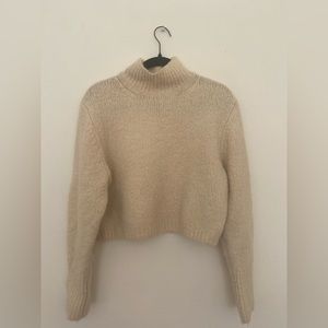 White cream sweater!